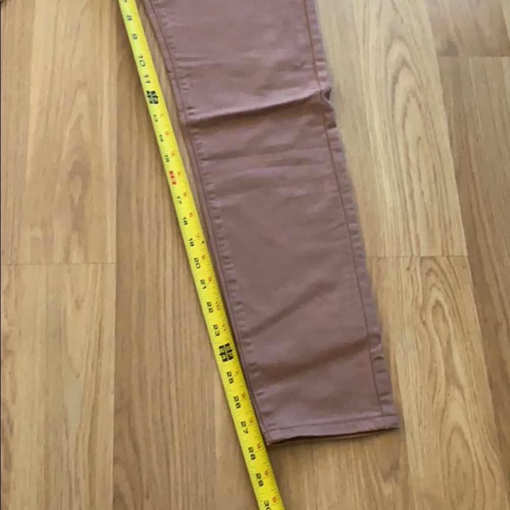 NEW dusty pink jeggings legging jeans size 29 30 L - Picture 6 of 9